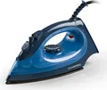 CLEAN Edition Dampfbügeleisen mit Keramiksohle + Temperatureinstellung + Selbstreinigungsfunktion - blau/dunkelblau