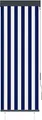 vidaXL Außenrollo 60 x 250 cm Blau und Weiß