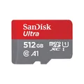 SanDisk Ultra microSDXC 512GB Mobile + SD Adapter 150MB/s A1 Class 10 UHS-I micro SDXC Speicherkarte