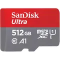SanDisk Ultra microSD mit SD-Adapter 512GB SDSQUAC-512G-GN6MA