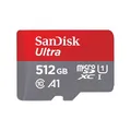 SanDisk microSDXC-Karte+SD Adapter A1 Class 10 UHS-I, Speicherkarte 150MB/s  512 GB