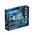Geomag, Glow Recycled, Magnetische Konstruktionen mit Leuchteffekt, Magnetstäbe, die im Dunkeln Leuchten, 25-teilige Packung, 100% Recycling-Kunststoff