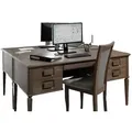 JVmoebel Aktenschrank Design Büro Office Kanzlei Tisch Regal Akten Schrank Schreib Tische Made in Europa braun