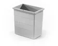 Hailo Inneneimer 1076129 | hellgrau 24 L | Bottom-Mount | Cargo | 2 Henkel