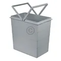Inneneimer 350x226x350mm 24 Liter Hailo 1076129 hellgrau für Einbau-Abfallsammle