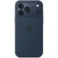 Apple Silikon Case iPhone 17 Pro Max mit MagSafe mitternacht