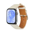 kwmobile Armband kompatibel mit Huawei Watch Fit 3 / Fit 4 - Echtleder Fitnesstracker Sportarmband Band