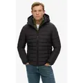 Superdry Steppjacke HOODED FUJI PADDED JACKET schwarz XXL (54)