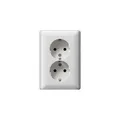 Gira Schuko-Doppelst.ds. rws-gl 078003