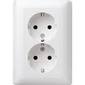 GIRA Einsatz Doppelsteckdose System 55, Standard 55, E2, Event, Event Klar,