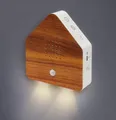 IC HomeDeco Dekoobjekt Naturgeräusche-Box mit Licht, Bewegungsmelder & Einschlaf-Funktion, 9 Melodien wie Vogelgesang, Naturgeräusche, Lagerfeuer, Bachplätschern