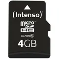 Intenso Micro-SD-Karte 3413450, 4GB, bis 40 MB/s, SDHC