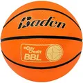 Baden Basketball Mini easyCredit BBL, indoor & outdoor, Größe 0, orange/schwarz, 160 Gramm, Trainingsball