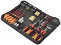 TOOLCRAFT TO-7762929 Elektriker, Heimwerker Werkzeugset in Tasche 50teilig with Digital multimeter VOLTCRAFT VC-22