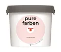 Alpina pure farben Wandfarbe – Perlrosa – strapazierfähige und atmungsaktive Innenfarbe – ergiebig, gut deckend & reinigungsfähig – 2,5 Liter