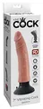 King Cock 7" Vibrating Cock, Light, 7 Zoll
