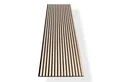 HAGEFOL Wandpaneel Akustikpaneele Holz, 3D Lamellenwand, verschiedene Größen, BxL: 60,00x240,00 cm, 1,44 qm, 3D Optik, Akustische Dämmung