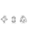Swarovski Millenia Ohrclip, Weiss, Rhodiniert