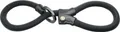 ABUS Kettenschloss, Infinity Loop 1806/110 black Länge: 110 cm|Facettenfarbe: schwarz