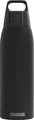 SIGG Trinkflasche Shield Therm ONE | 1L Isoliert Edelstahl | 90% recycelt | Auslaufsicher | Spülmaschinenfest | Schwarz