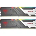 DIMM 32 GB DDR5-6000 (2x 16 GB) Dual-Kit, Arbeitsspeicher schwarz/weiß, PVVR532G600C36K, Viper Venom RGB, INTEL XMP
