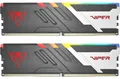 DIMM 32 GB DDR5-6000 (2x 16 GB) Dual-Kit (schwarz/weiß, PVVR532G600C36K, Viper Venom RGB, INTEL XMP)