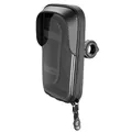 cellularline | Rider Shield - Universal | Runder Lenker, wasserdichter Smartphone-Halter für Motorräder und Fahrräder – Sonnenblende – 360-Grad-Drehung