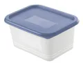 ROTHO Frischhaltedose Rotho Gefrierdosen-Set Domino 4 x 0,75 l horizon, Kunststoff