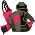 Killtec Skianzug Damen Skijacke grün + Skihose pink, verschweißte Nähte grün|rosa 36 EU