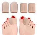 COOL-i ® Hallux-Bandage Zehenspreizer Gel – 2 Paar Soft-Silikon Zehentrenner, bei Hallux Valgus & Hammerzehen
