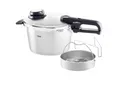 Fissler Schnellkochtopf Vitavit Premium 4,5 L + Dämpfeinsatz Made in Germany Ovp