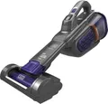Black+Decker Akku-Handsauger 18V | Tierhaare | 2 Saugstufen | Fugendüse | Lithium-Ionen | Titanium/Silber/Violett