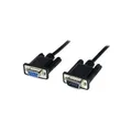 StarTech.com Seriell DB9 RS-232 Nullmodemkabel - Schwarz - St/Bu - Nullmodemkabel - DB-9 (M) - DB-9 (W) - 1,0m - Schwarz (SCNM9FM1MBK)