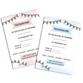 Patenurkunde Patenbrief 2er Set für Patenonkel und Patentante DIN A4 Taufe