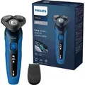 Philips Elektrorasierer Shaver Series 5000 S5466/17, Aufsätze: 1, SmartClick-Präzisionstrimmer blau