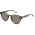 Hackett 928 Herren-Sonnenbrille Vollrand Rund Acetat-Gestell, grün