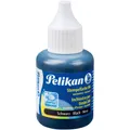 Pelikan Stempelfarbe wasserfest 30 ml Schwarz mit Pinsel