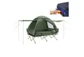SoBuy Feldbett OGS32, Vorzelt Wasserdichtes Campingbett Campingliege Familienzelt Feldbett mit Zelt 1/2 Personen 7in1 Wurfzelt mit Luftpumpe,Campingzelt