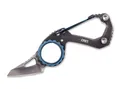 CRKT Compano Sheepfoot Skelett-Taschenmesser Karabinerhaken Edelstahl-Griff 9083