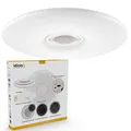 idinio Alexa Echo Deckenleuchte 24W mit Dockingstation für Alexa Echo Dot 4. Generation und Nest Mini warmweiss neutralweiss dimmbar RGB-Backlight Alexa Zubehör