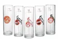 1. FC Köln Becher Kölschglas 5er Set Logos