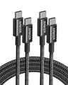 Anker USB C auf USB C Kabel 100W 2er 1,8m Schnellladekabel PD iPhone 15 Samsung