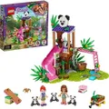 LEGO 41422 Friends Panda-Rettungsstation, Spielzeug ab 7 Jahren mit Baumhaus, Mini Tierfiguren Pandas und Mini Puppen Mia & Olivia - Beige