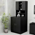 Waschmaschinenschrank Schwarz 70,5x25,5x90 Cm Vidaxl