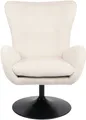 HELA Loungesessel SAMOS (1-St), Sessel,drehbar,Trompetengestell,Microfaser Breitcord,Armlehnen