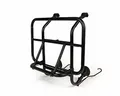 MOTONOSTRA Gepäckträger schwarz klappbar vorne kompatibel für Vespa Smallframe V50, PV125, ET3, PK S, PK XL, PK XL2, Largeframe