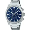 Uhr, Edifice, Silber\Blau - Silber/Blau