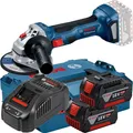 Bosch GWS 18V-7 Akku Winkelschleifer - L-BOXX - 2x GBA 5AH - GAL1880CV