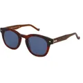 Hackett 928 Herren-Sonnenbrille Vollrand Rund Acetat-Gestell, braun