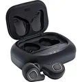 InLine 55356T PURE Air TWS, Bluetooth In-Ear Kopfhörer mit True wireless Stereo, mit Qi-Case PowerBank, Schwarz, In-Ears: 27x23x23mm / Ladegehäuse: 76x54x30mm